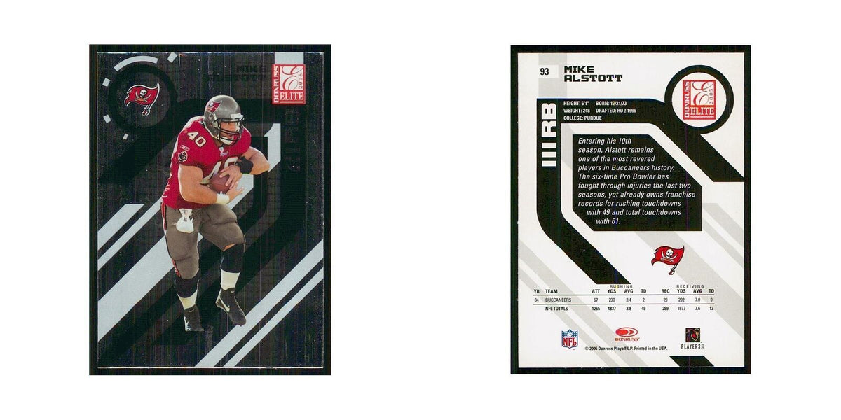 2005 Donruss Elite Mike Alstott Buccaneers #93