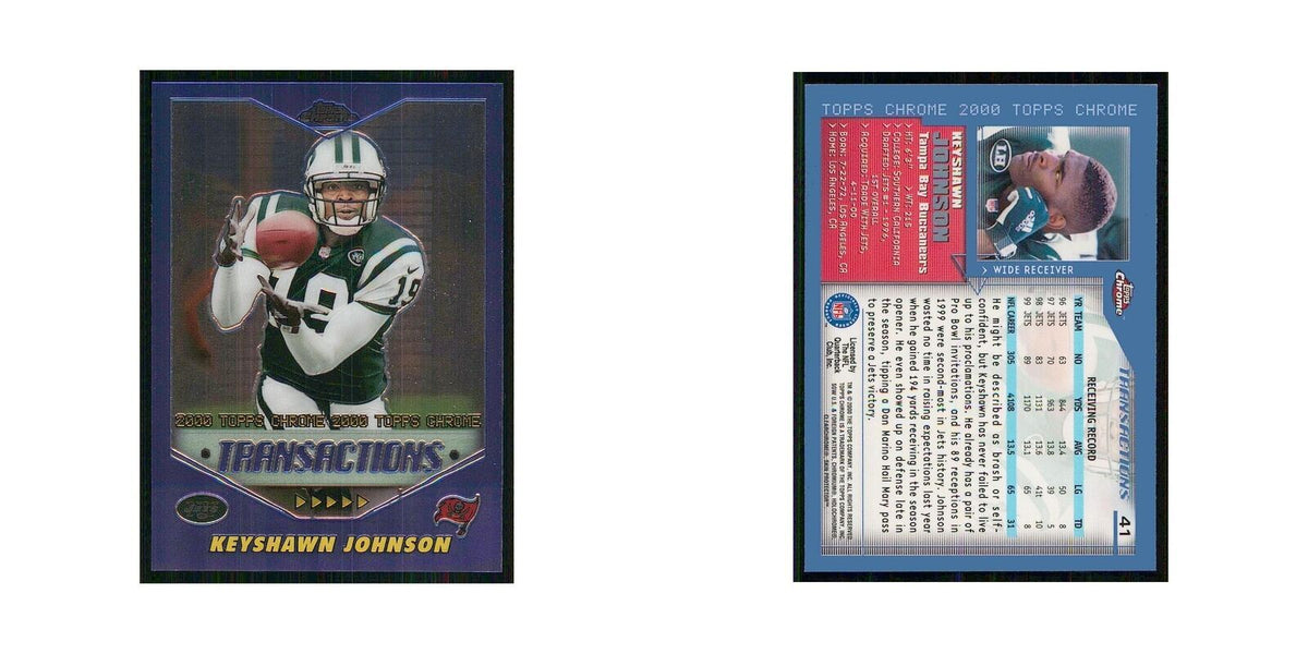 2000 Topps Chrome Keyshawn Johnson Buccaneers #41