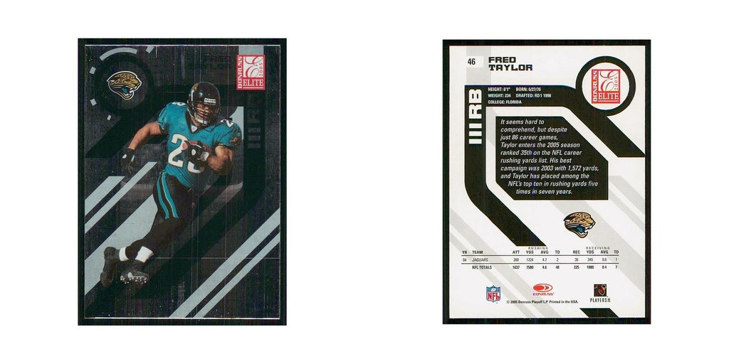2005 Donruss Elite Fred Taylor Jaguars #46