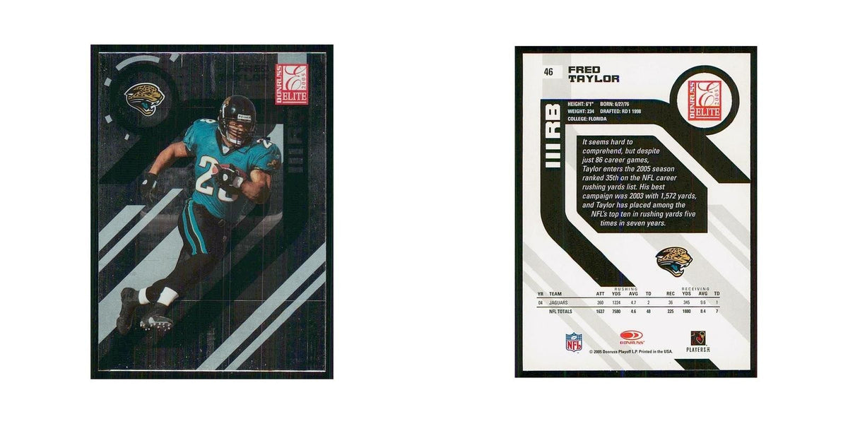 2005 Donruss Elite Fred Taylor Jaguars #46