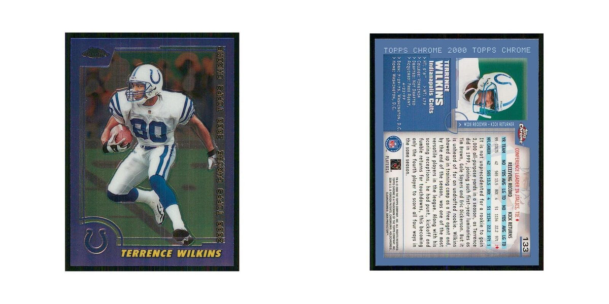 2000 Topps Chrome Terrence Wilkins Colts #133