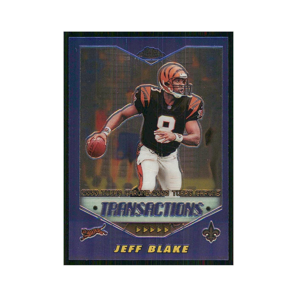 2000 Topps Chrome Jeff Blake Saints #99