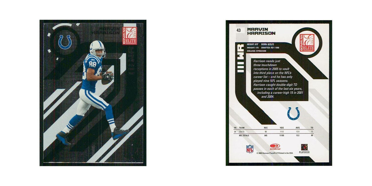 2005 Donruss Elite Marvin Harrison Colts #43
