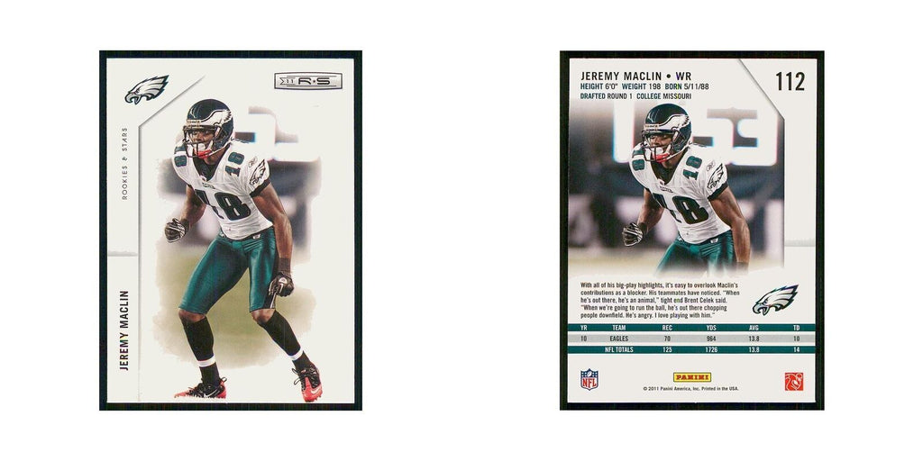 2011 Panini Rookies & Stars Jeremy Maclin Eagles #112