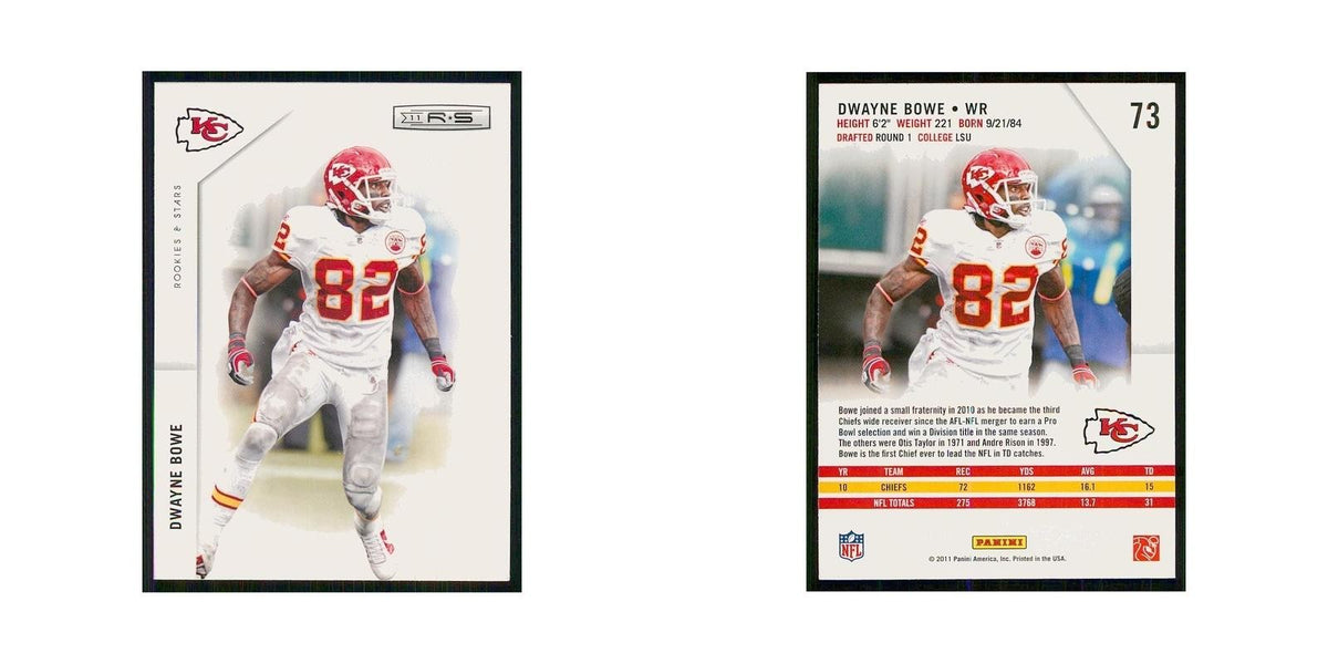 2011 Panini Rookies & Stars Dwayne Bowe Chiefs #73