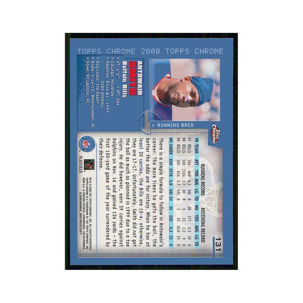 2000 Topps Chrome Antowain Smith Bills #131