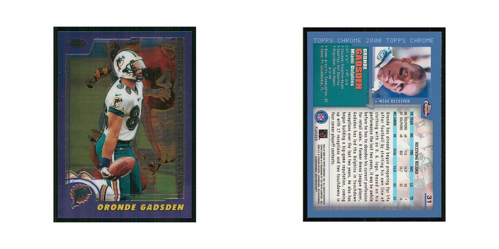 2000 Topps Chrome Oronde Gadsden Dolphins #31