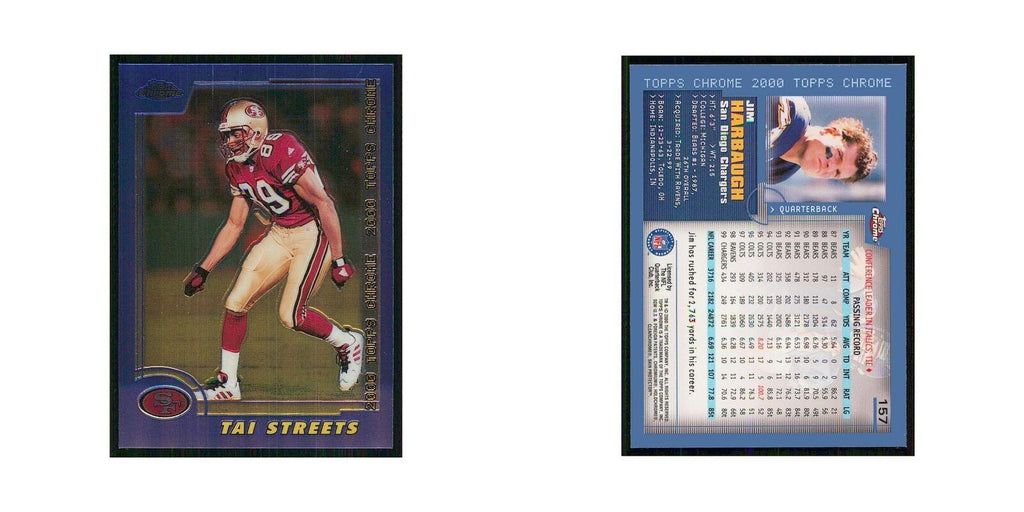 2000 Topps Chrome Jim Harbaugh San Diego Chargers #157
