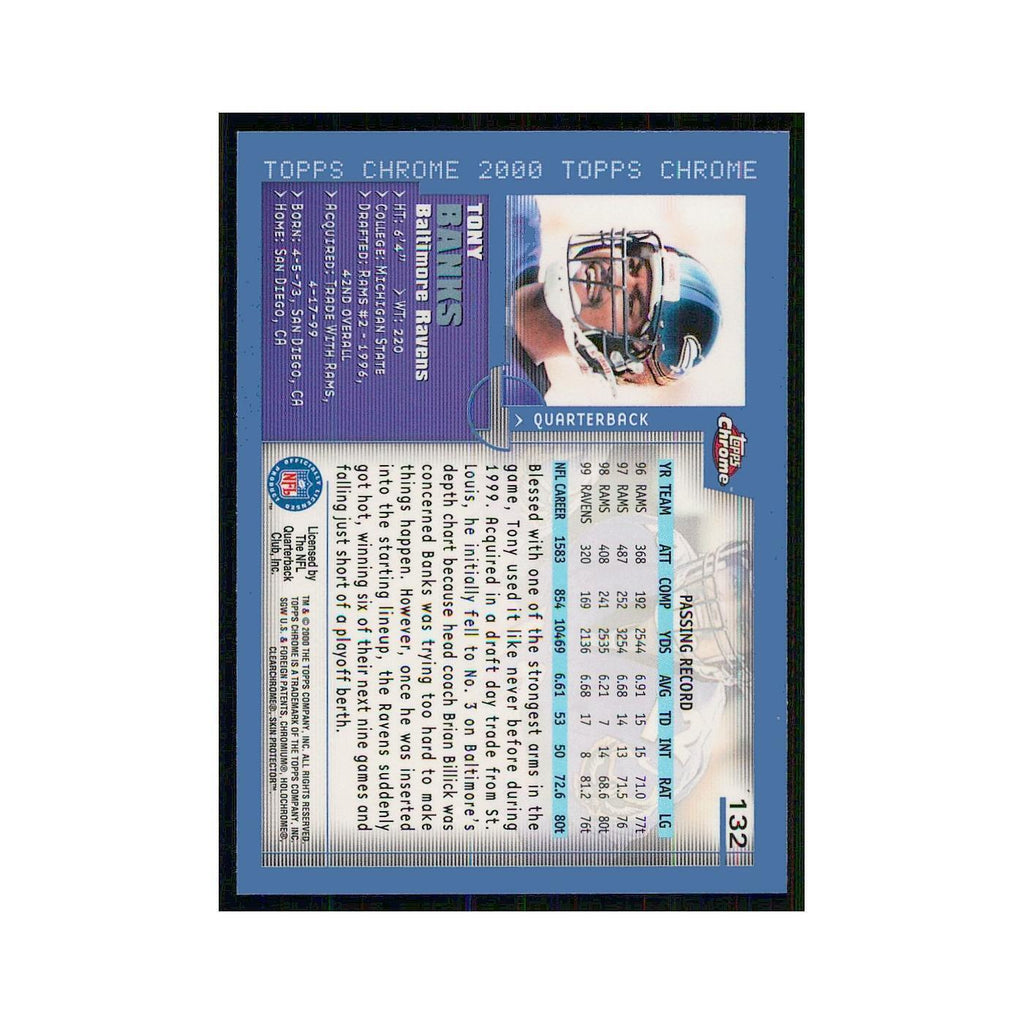 2000 Topps Chrome Tony Banks Ravens #132