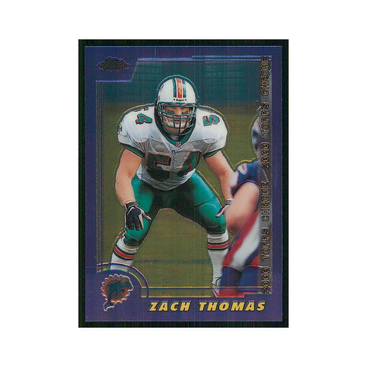 2000 Topps Chrome Zach Thomas Dolphins #48