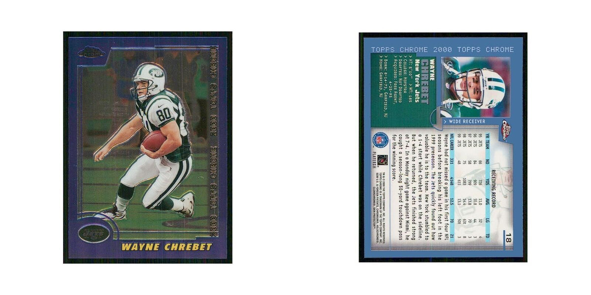 2000 Topps Chrome Wayne Chrebet Jets #18