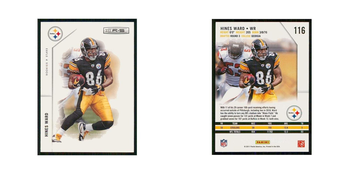 2011 Panini Rookies & Stars Hines Ward Steelers #116