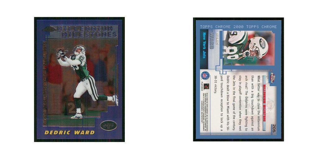 2000 Topps Chrome Dedric Ward Jets #205