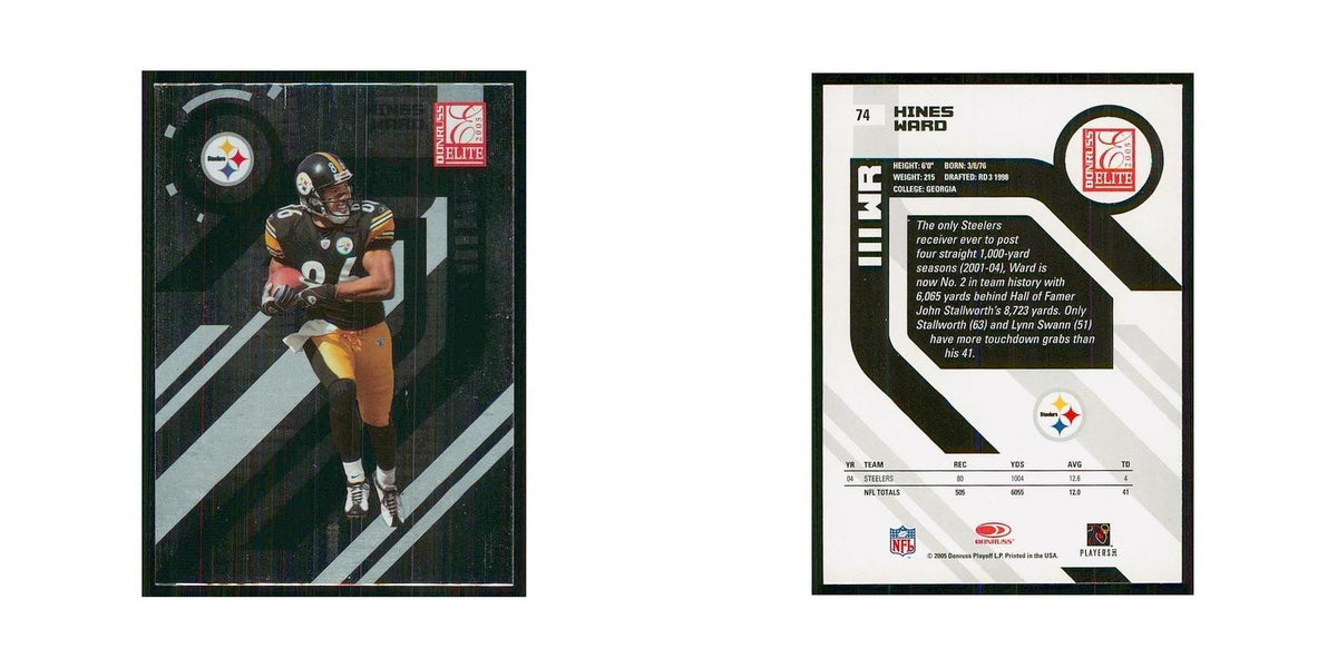 2005 Donruss Elite Hines Ward Steelers #74