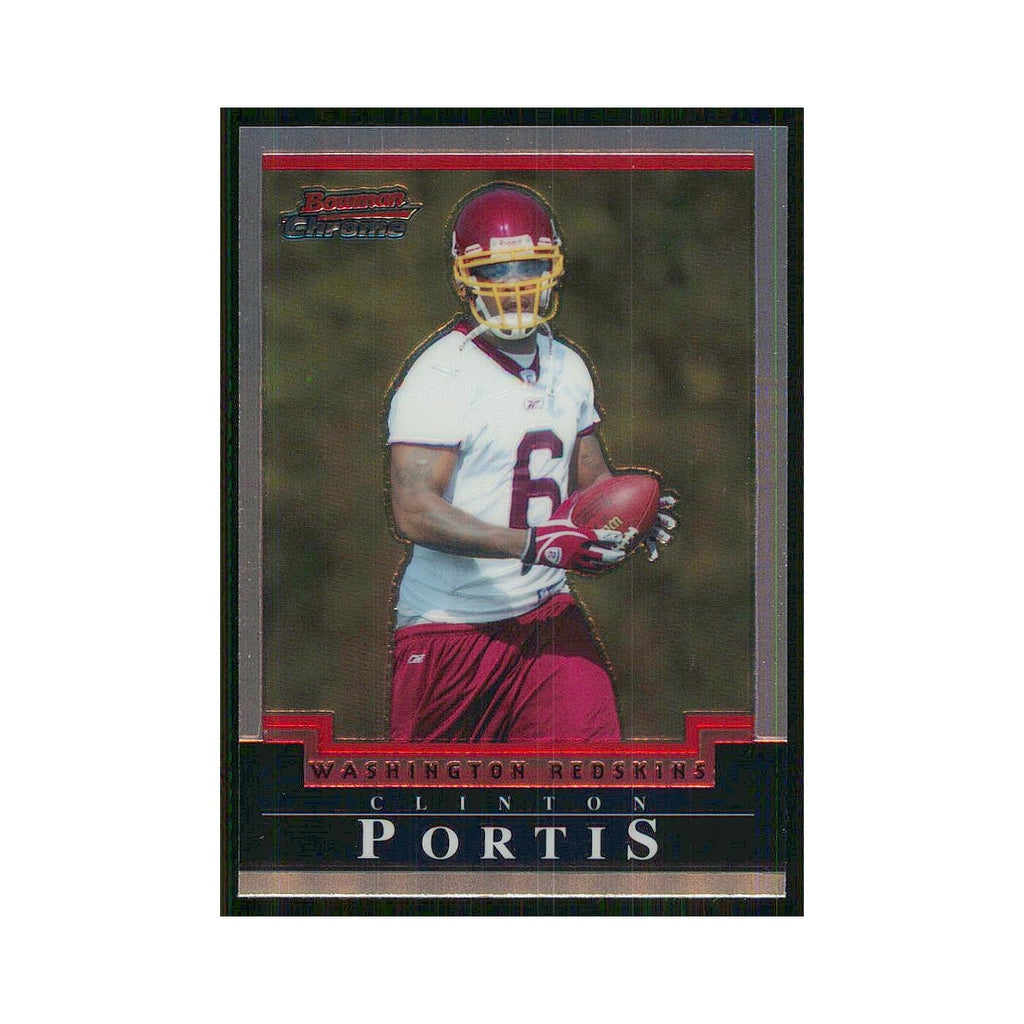 2004 Bowman Chrome Clinton Portis Redskins #90
