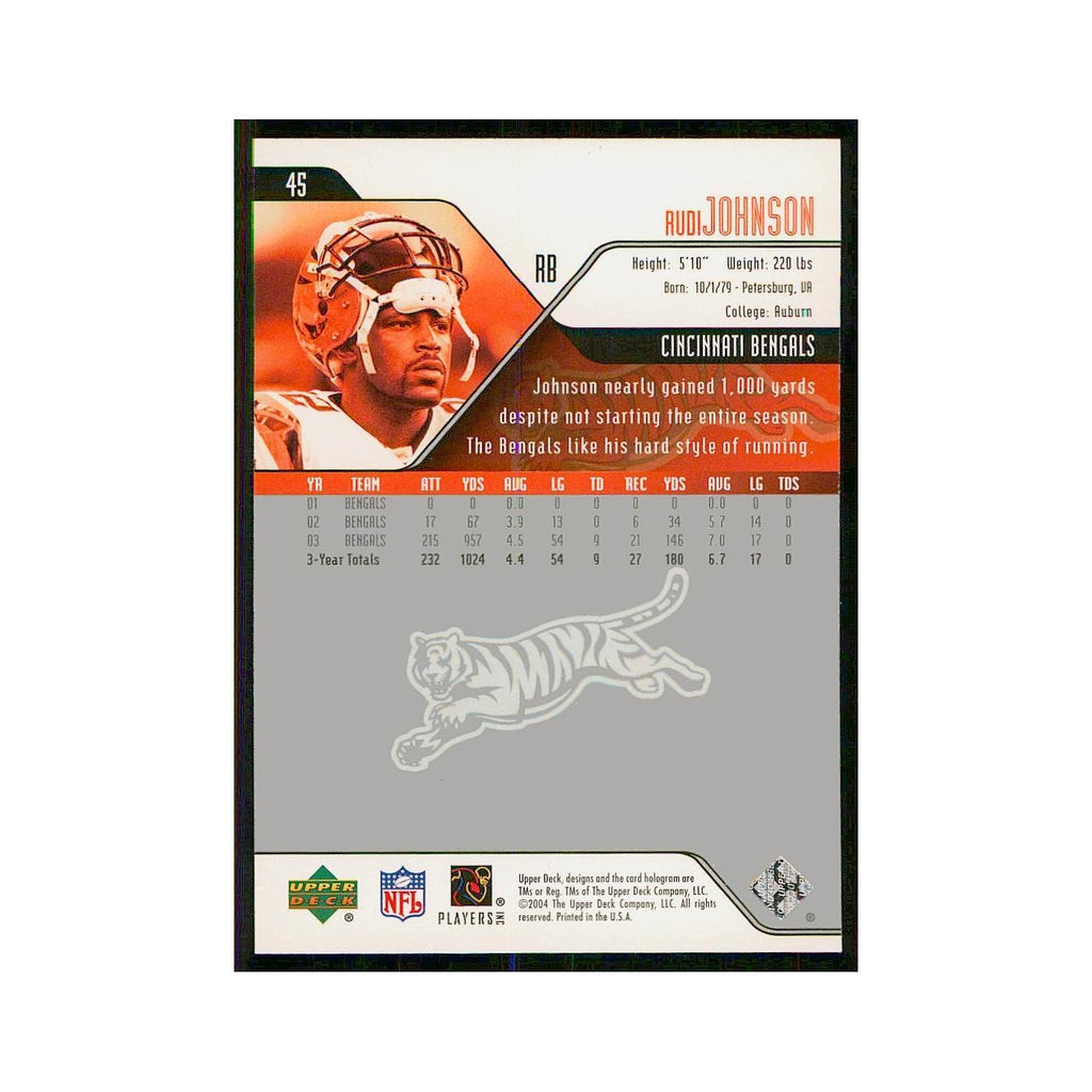 2004 Upper Deck Rudi Johnson Bengals #45