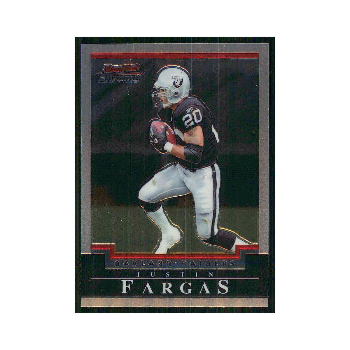 2004 Bowman Chrome Justin Fargas Raiders #67