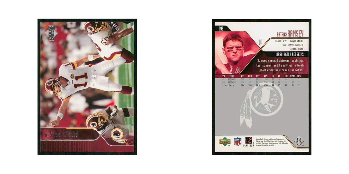 2004 Upper Deck Patrick Ramsey Redskins #199