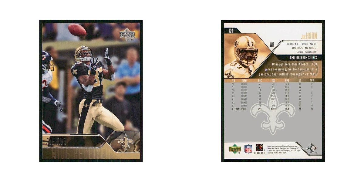 2004 Upper Deck Joe Horn Saints #124