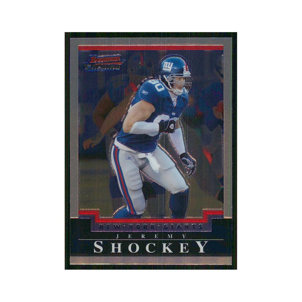 2004 Bowman Chrome Jeremy Shockey Giants #104