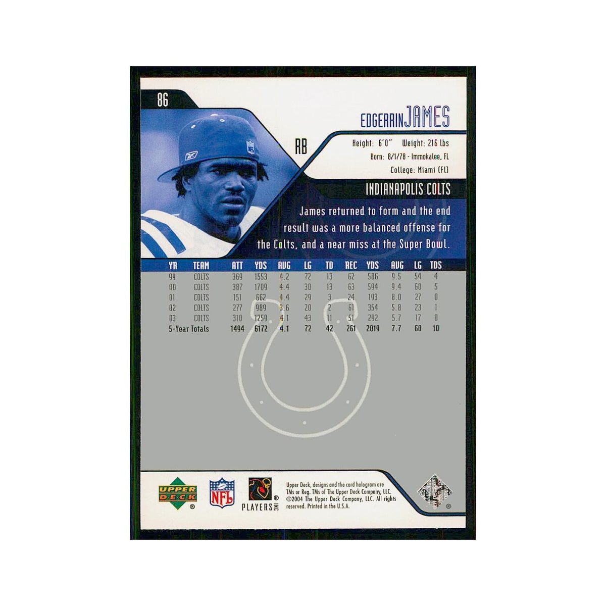 2019 Panini Passing the Torch James Conner Steelers #86