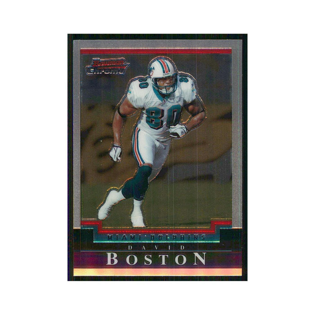 2004 Bowman Chrome David Boston Dolphins #63