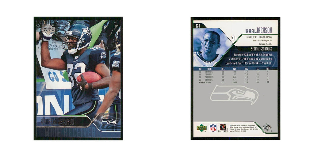 2004 Upper Deck Darrell Jackson Seahawks #174