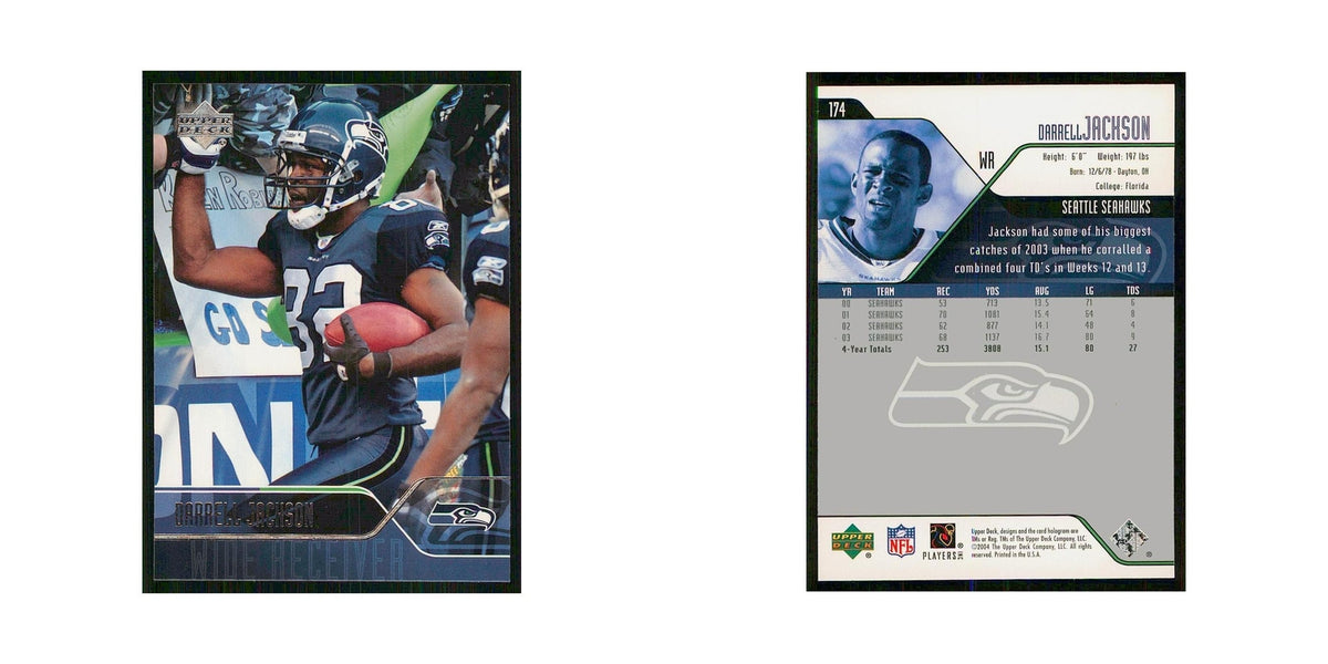 2004 Upper Deck Darrell Jackson Seahawks #174