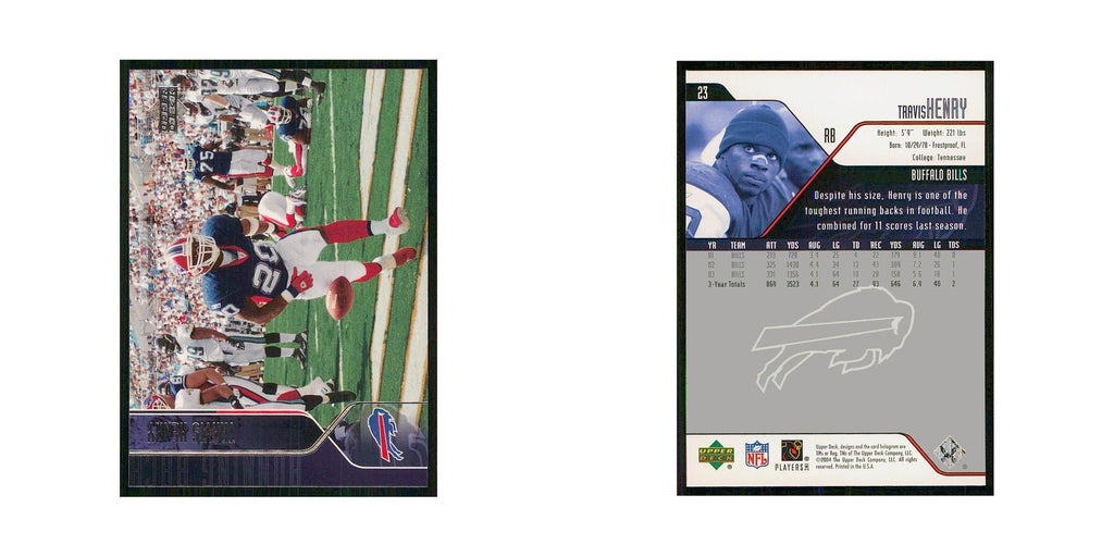 2004 Upper Deck Travis Henry Bills #23