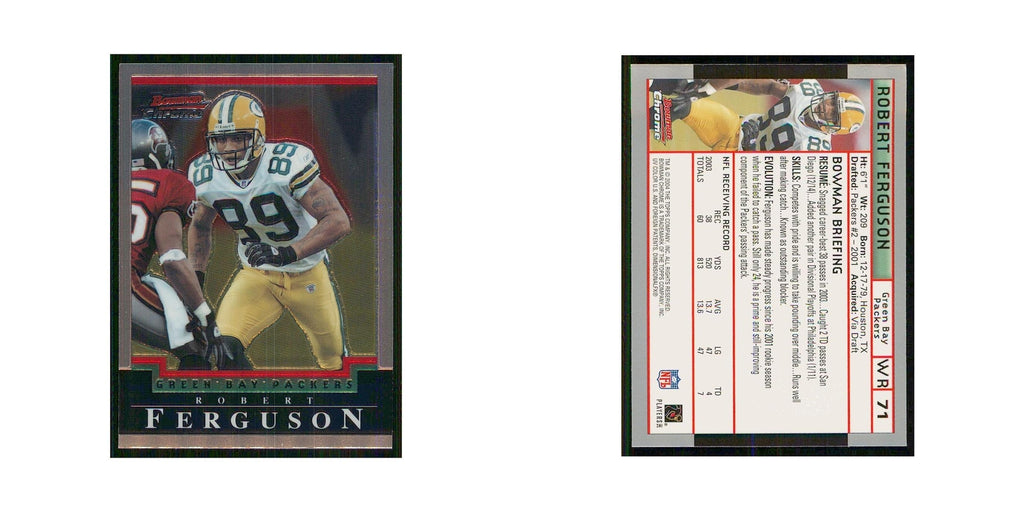 2004 Bowman Chrome Robert Ferguson Packers #71