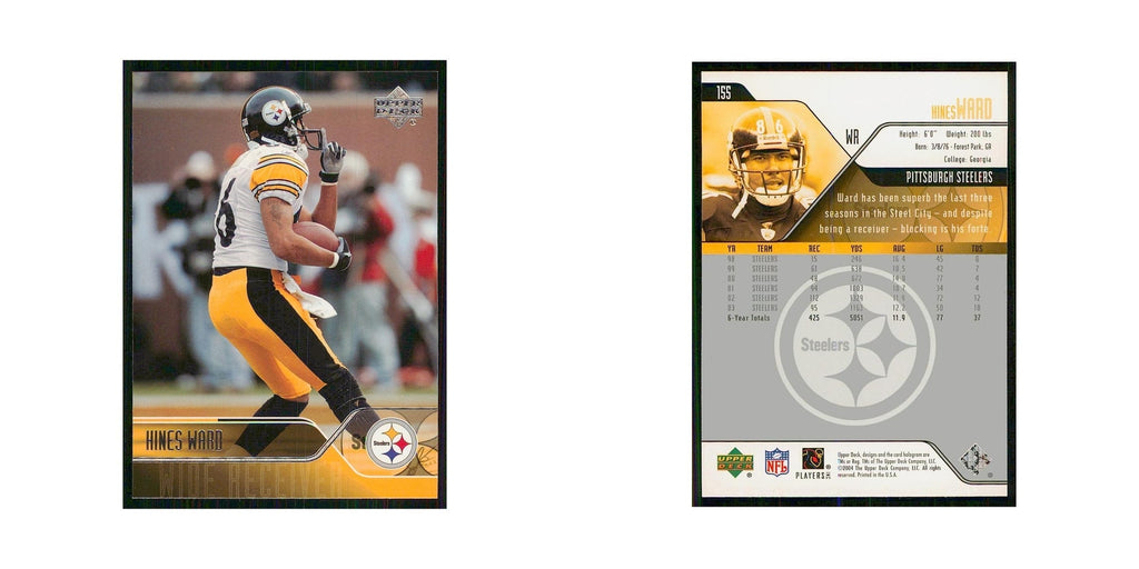 2004 Upper Deck Hines Ward Steelers #155