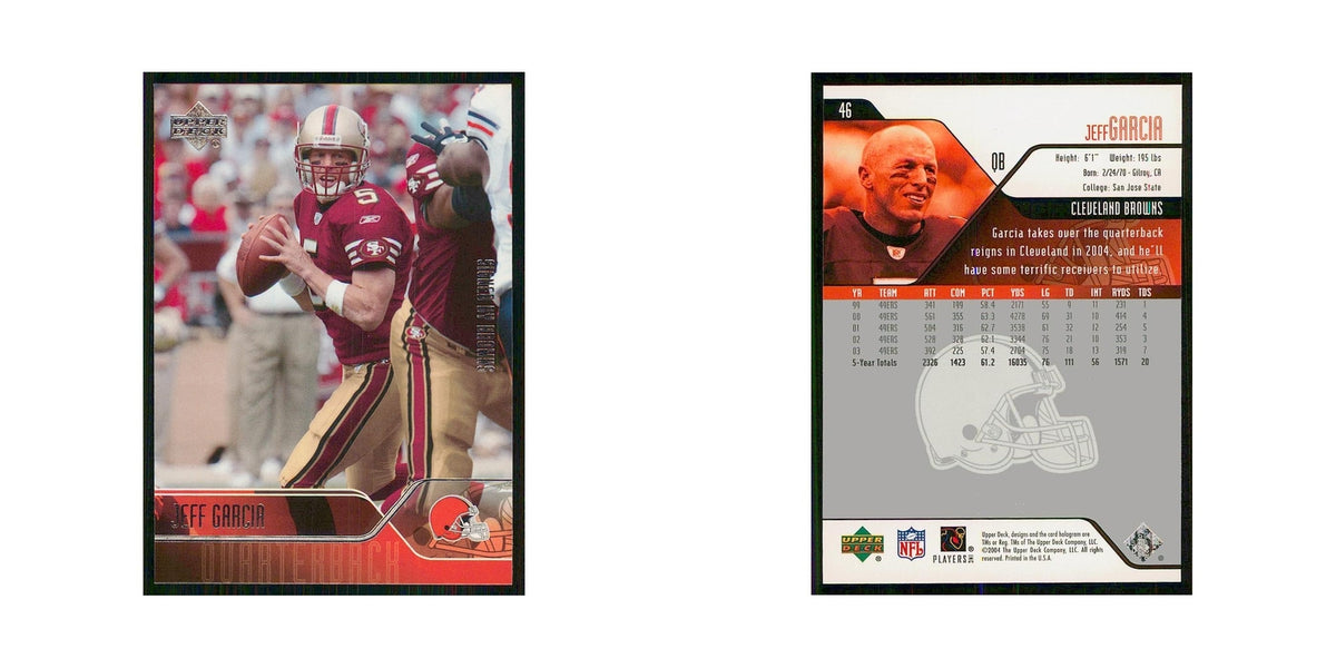 2004 Upper Deck Jeff Garcia Browns #46