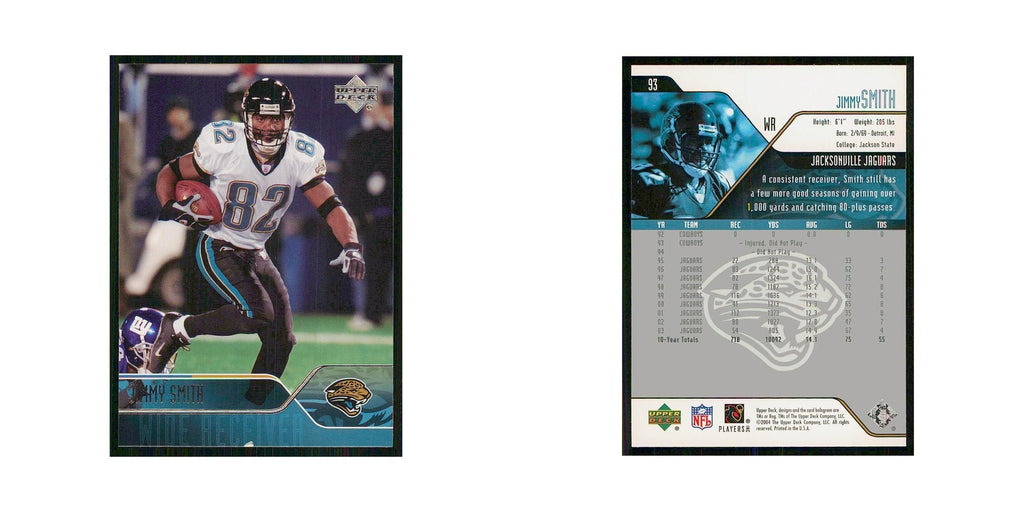 2004 Upper Deck Jimmy Smith Jaguars #93