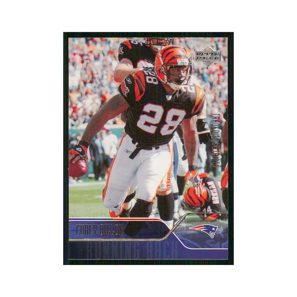 2004 Upper Deck Corey Dillon Patriots #117