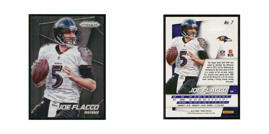 2014 Panini Prizm Joe Flacco Ravens #7