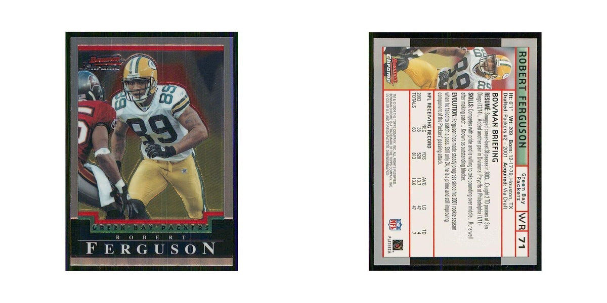 2004 Bowman Chrome Robert Ferguson Packers #71
