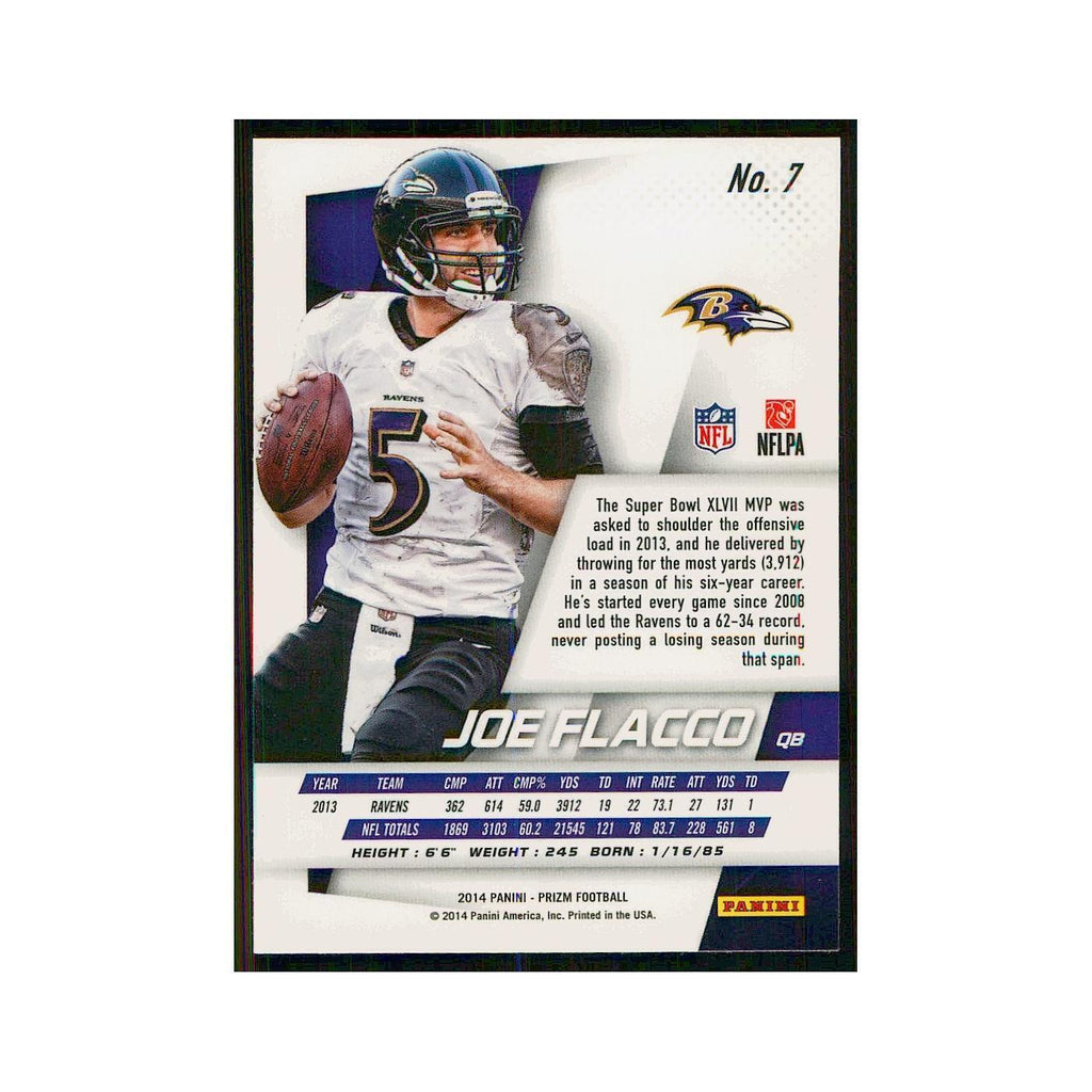 2014 Panini Prizm Joe Flacco Ravens #7
