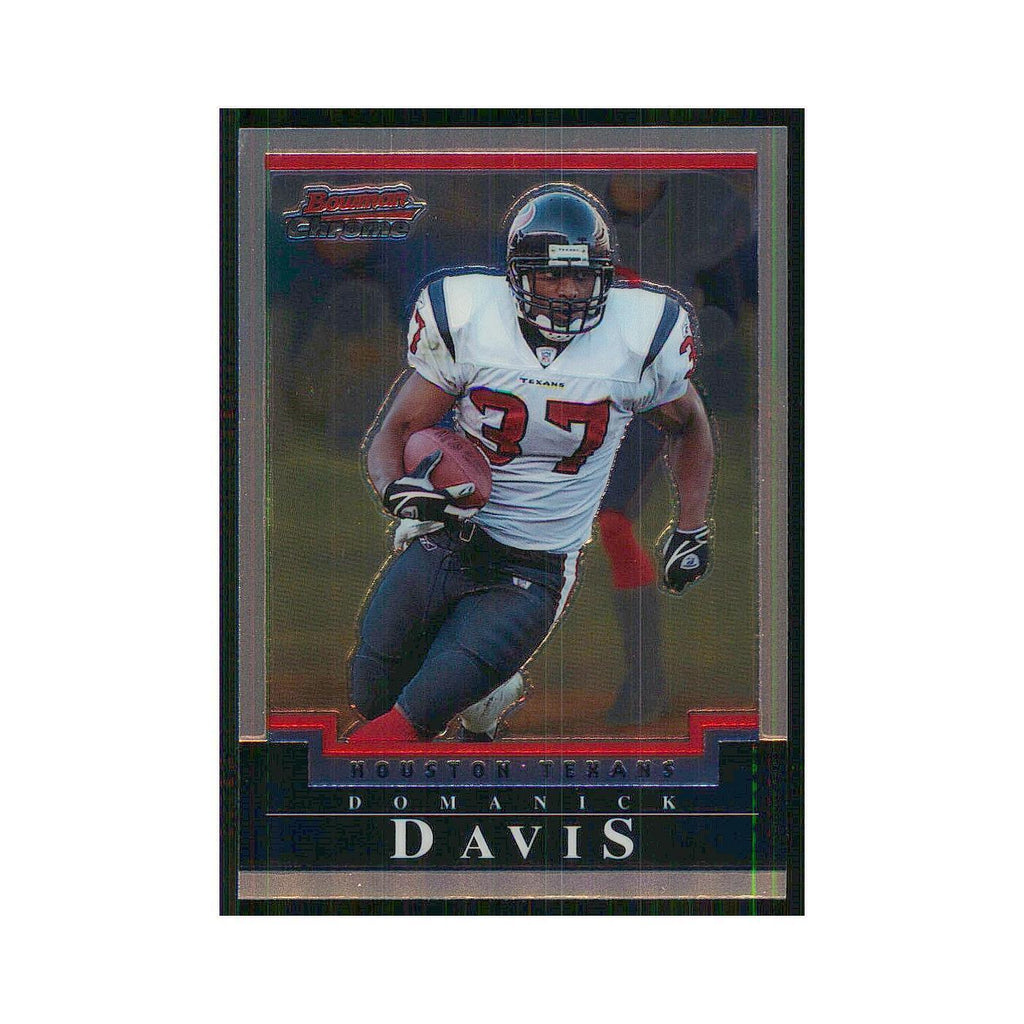 2004 Bowman Chrome Domanick Davis Texans #37