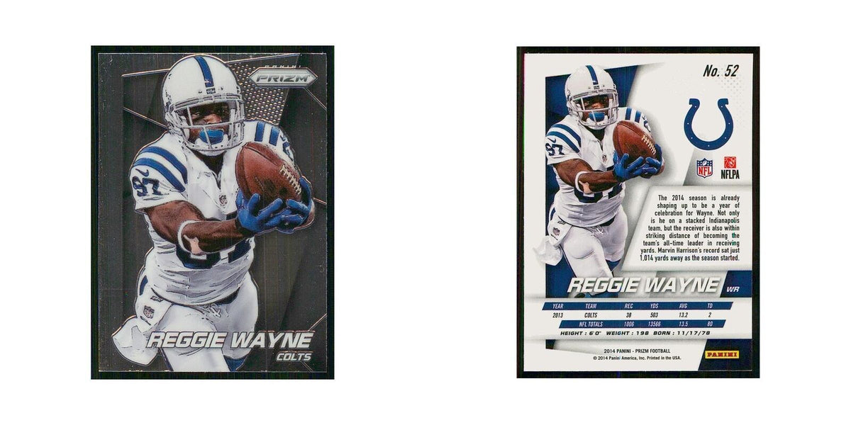 2014 Panini Prizm Reggie Wayne Colts #52