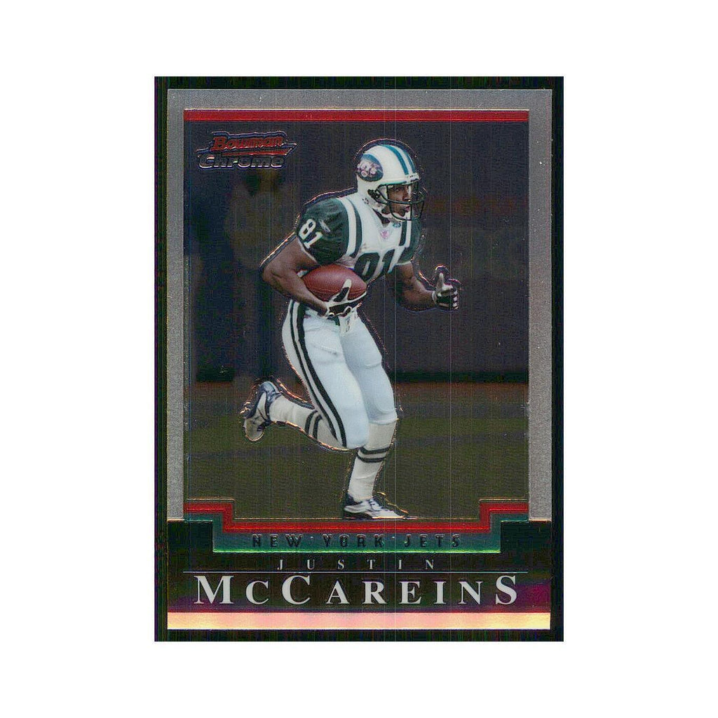 2004 Bowman Chrome Justin McCareins Jets #54