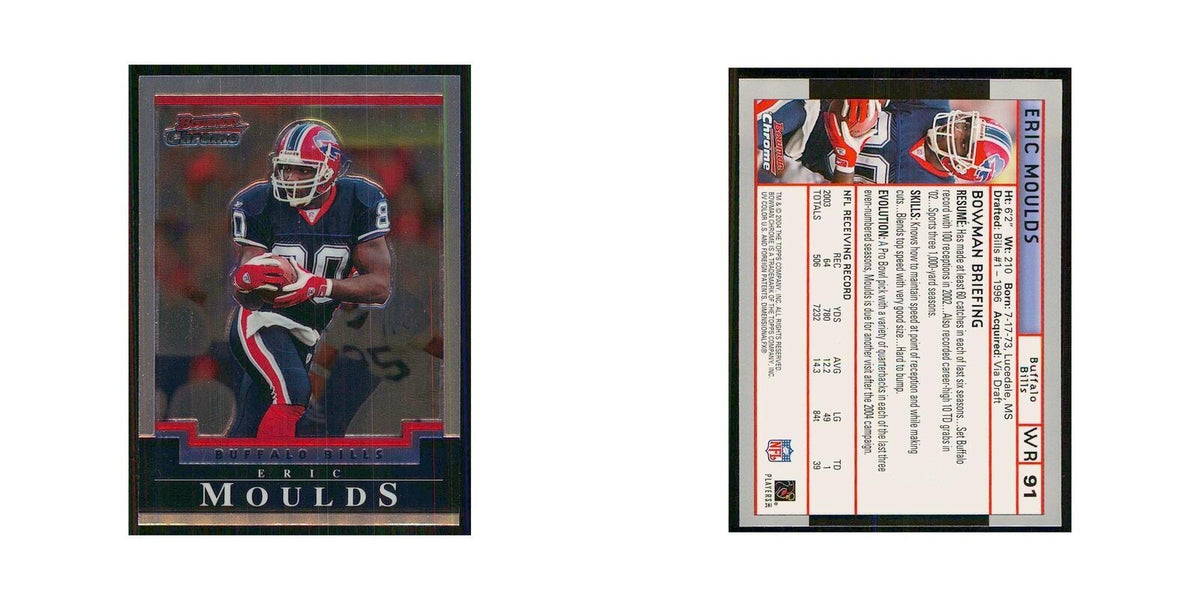 2004 Bowman Chrome Eric Moulds Bills #91