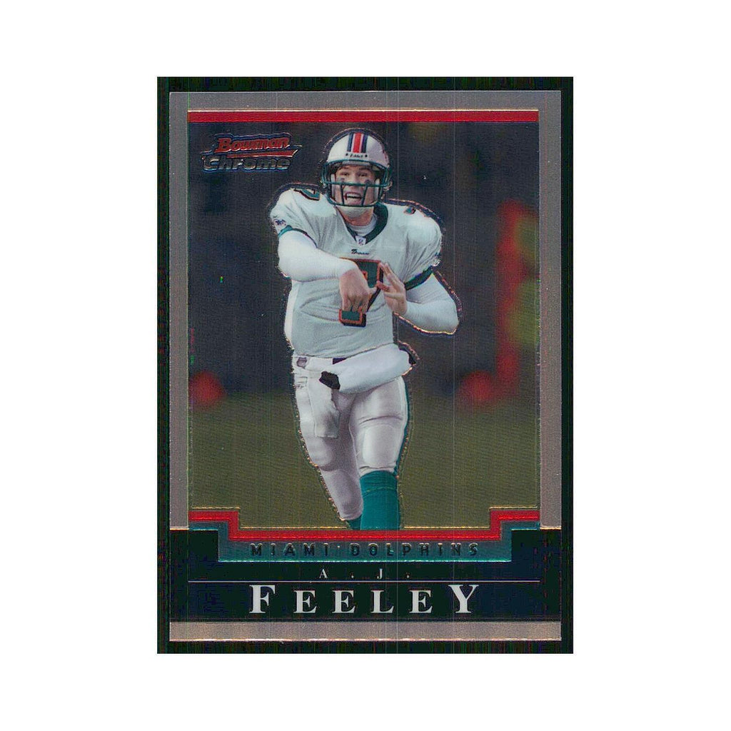 2004 Bowman Chrome A.J. Feeley Dolphins #19