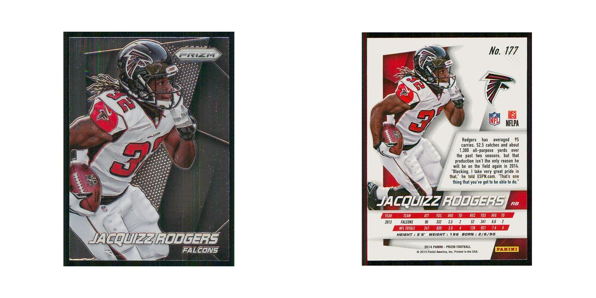 2014 Panini Prizm Jacquizz Rodgers Falcons #177