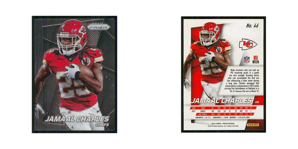 2014 Panini Prizm Jamaal Charles Chiefs #46