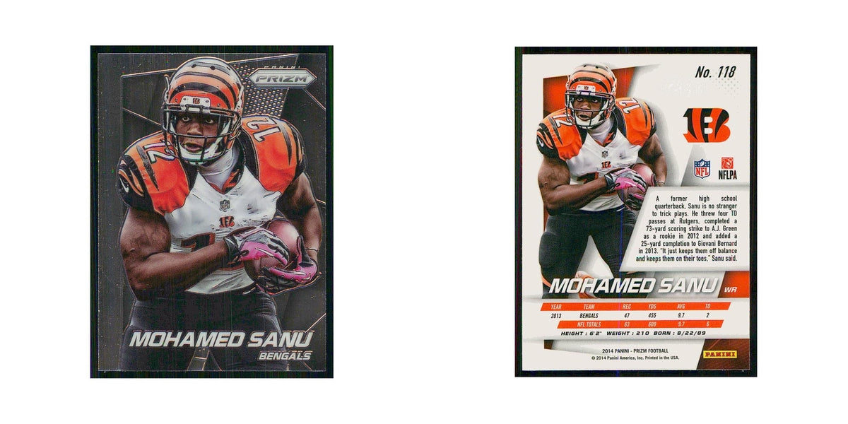 2014 Panini Prizm Mohamed Sanu Bengals #118