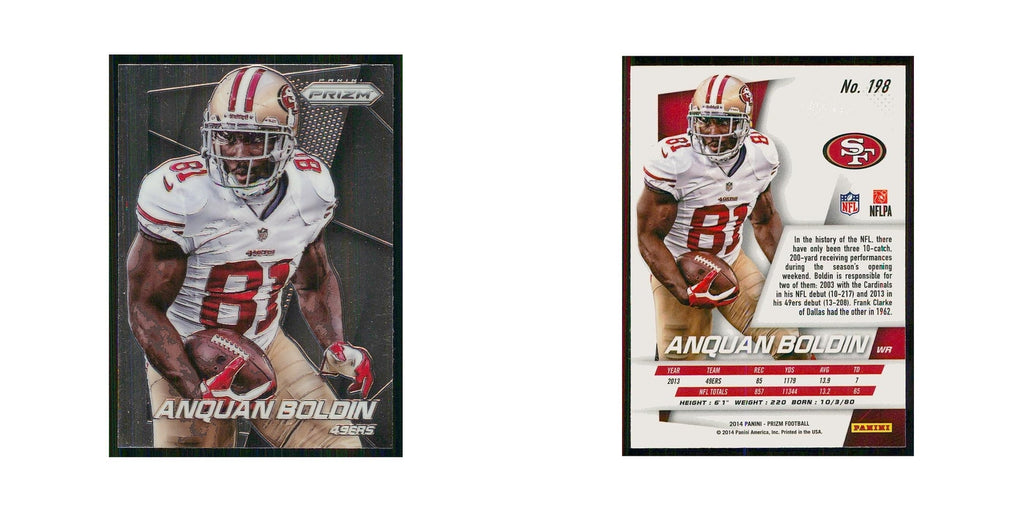 2014 Panini Prizm Anquan Boldin 49ers #198