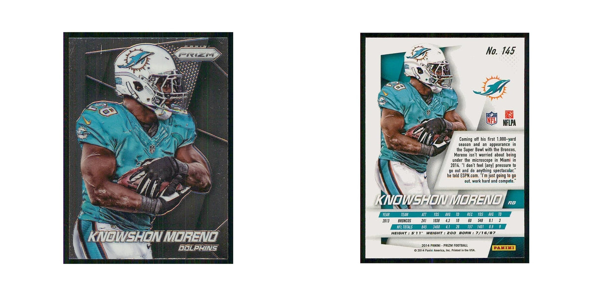 2014 Panini Prizm Knowshon Moreno Dolphins #145