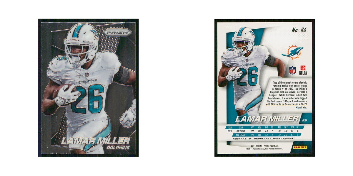2014 Panini Prizm Lamar Miller Dolphins #84