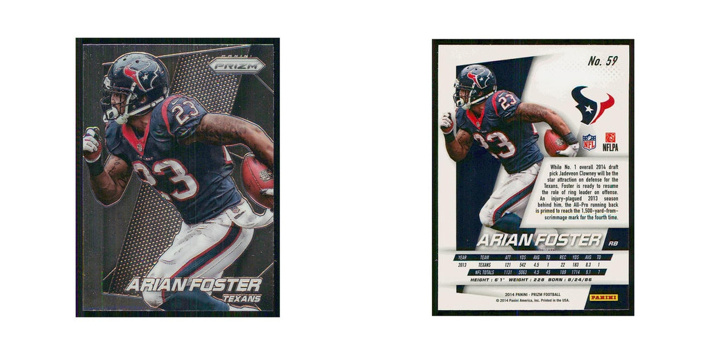 2014 Panini Prizm Arian Foster Texans #59