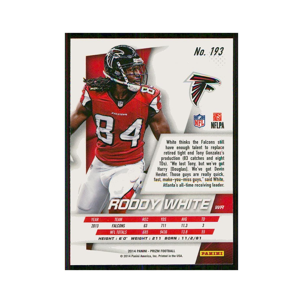 2014 Panini Prizm Roddy White Falcons #193